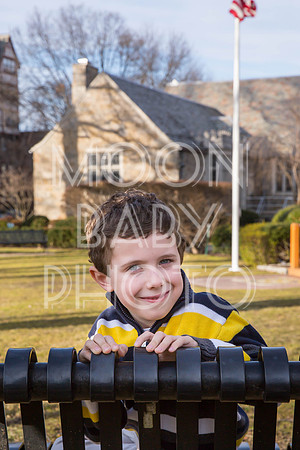 Chance Mullen Democratic Party Nominee for Village of Pelham Trustee and his family photographed in Pelham NY