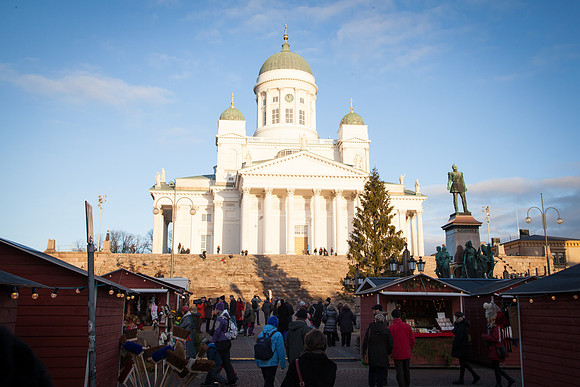 Helsinki Finland in December