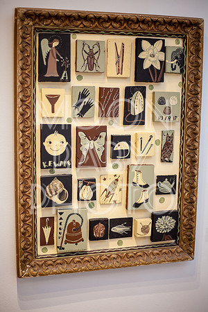 Piece by Susan Saas at the Opening of Craft Marketplace at The Pelham Art Center for The Pelham Post