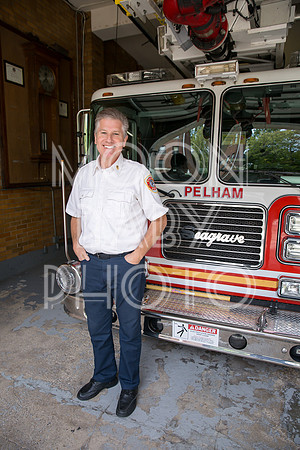 Pelham NY Fire Chief Jim DiNapoli at The Pelham Fire house